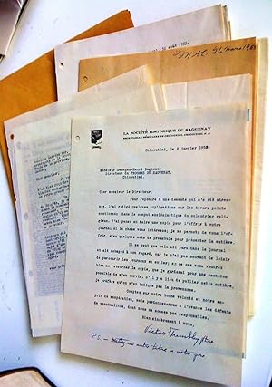 Dossier "Le Progrès du Saguenay" , Chicoutimi (16 documents originaux 1926-1929); (7 documents or...