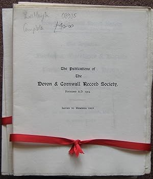 Immagine del venditore per DEVON AND CORNWALL RECORD SOCIETY. THE REGISTER OF BAPTISMS, MARRIAGES & BURIALS OF THE PARISH OF LUSTLEIGH, DEVON, 1931-1837. AND EXTRACTS FROM THE BISHOPS? TRANSCRIPTS. 1608-1811. venduto da Graham York Rare Books ABA ILAB