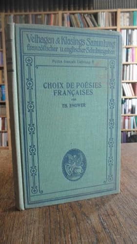 Seller image for Choix de posies francaises. Sammlung franzsischer Gedichte. for sale by Antiquariat Floeder