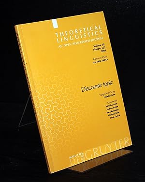 Seller image for Dicourse topic. [Responsible editor Michael Grabski]. (= Theoretical linguistics. An open peer review journal. Volume 30 Number 2/3, 2004). for sale by Antiquariat Kretzer