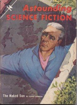 Bild des Verkufers fr ASTOUNDING Science Fiction: October, Oct. 1956 ("The Naked Sun") zum Verkauf von Books from the Crypt