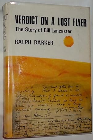 Seller image for Verdict on a Lost Flyer ~ The Story of Bill Lancaster for sale by E. Manning Books