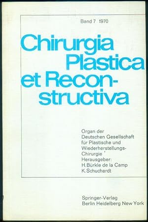 Seller image for Chirurgia Plastica et Reconstructiva. Organ der Deutschen Gesellschaft fr Plastische und Wiederherstellungschirurgie. Band 7. for sale by Antiquariat Bibliomania