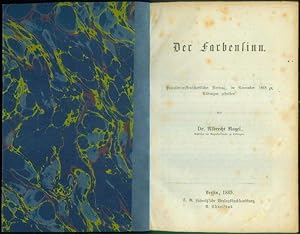 Der Farbensinn. Populär-wissenschaftlicher Vortrag, im November 1868 zu Tübingen gehalten.