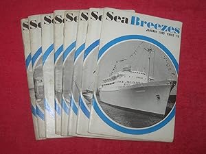 Sea Breezes Magazine, Jan to Aug 1963, All 8 Issues. The Ship Lover's Digest. January, February, ...