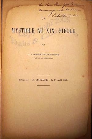 Un mystique au XIX° siècle [Mgr Gay].