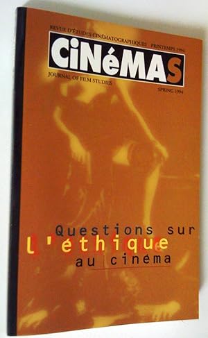 Questions sur l'éthique au cinéma, Cinémas, revue d'études cinématographiques, printemps 1994, vo...