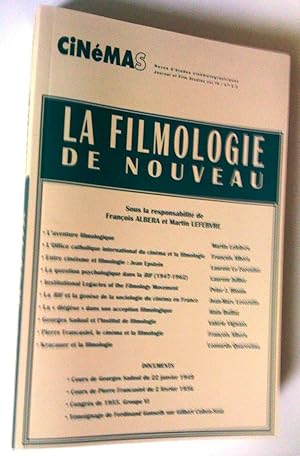 La Filmologie, de nouveau, Cinémas, revue d'études cinématographiques, vol. 19, no 2 et 3, printe...