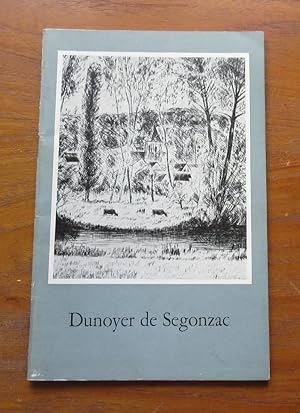 Dunoyer de Segonzac: Water-Colours, Drawings, Engravings.