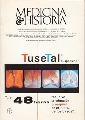 Seller image for MEDICINA & HISTORIA N 43 (Contra la medicina liberal; La historia de la medicina a travs de Gaceta Mdica Catalana. II; El Hospital de San Lzaro de Canarias, su primer emplazamiento) for sale by Librera Vobiscum