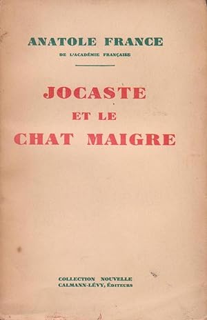 Bild des Verkufers fr Jocaste, suivi de Le Chat maigre zum Verkauf von Bouquinerie "Rue du Bac"