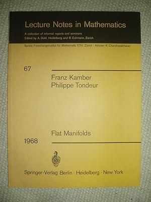 Bild des Verk�ufers f�r Flat Manifolds zum Verkauf von Expatriate Bookshop of Denmark