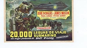 Image du vendeur pour 20.000 LEGUAS DE VIAJE SUBMARINO - Teatro Bosque - Director: Richard Fleischer - Actores: Kirk Douglas, James Mason, Paul Lukas, Peter Lorre - La mayor produccin de Walt Disney mis en vente par Librera Races