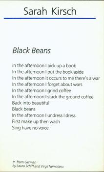 Imagen del vendedor de Black Beans. a la venta por Wittenborn Art Books