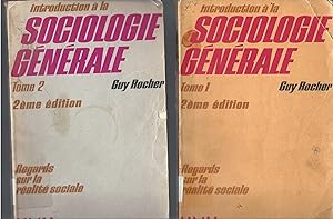 Imagen del vendedor de Introduction A La Sociologie Generale Tome 1 & 2, 2eme Edition a la venta por BYTOWN BOOKERY
