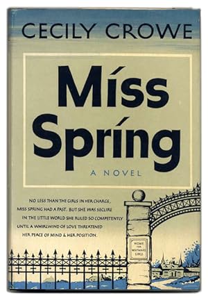 Bild des Verkufers fr Miss Spring - 1st Edition/1st Printing zum Verkauf von Books Tell You Why  -  ABAA/ILAB