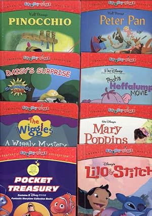 Image du vendeur pour Disney's POCKET TREASURY, The Wiggles A Wiggly Mystery, DAISY'S SURPRISE NEW MACDONALD'S FARM, PINOCCHIO, Peter Pan, Pooh's Heffalump MOVIE, Mary Poppins, LILO & STITCH mis en vente par Nanny's Web