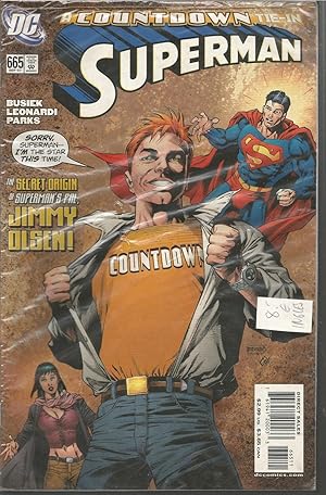 COUNTDOWN TIE-IN -SUPERMAN - The Secret Origin of Superman s pal665 Sept 07- Comic en inglés