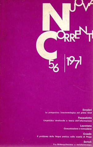 Nuova Corrente. 1971 - N. 56