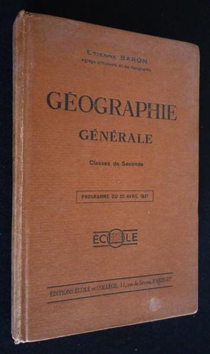 Seller image for Gographie gnrale for sale by Abraxas-libris