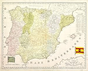 Carta dei Regni di Spagna e Portogallo