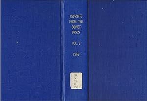 Reprints From The Soviet Press, Index To Vol. Ix. January 11 - December 26, 1969