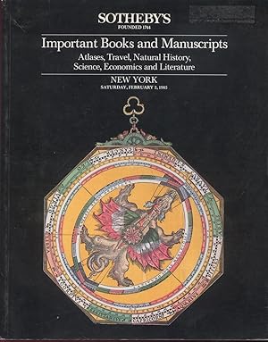 Important Books and Manuscripts 1985