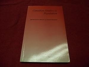 Canadian Studies in Population [Special Issue in Honour of Anatole Romaniuc] [Volume 30, Number 1...
