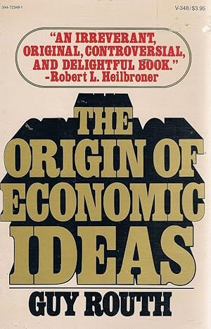 Imagen del vendedor de The Origin Of Economic Ideas a la venta por Marlowes Books and Music