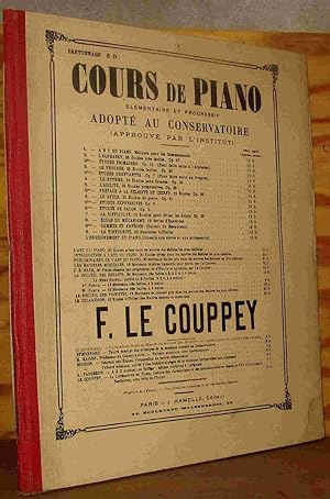 Bild des Verkufers fr COURS DE PIANO - 3 - LE PROGRES - 3BIS - ETUDES CHANTANTES zum Verkauf von Livres 113
