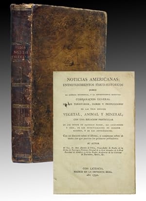 Noticias americanas: entretenimientos físico-históricos sobre la América Meridional, y la Septent...