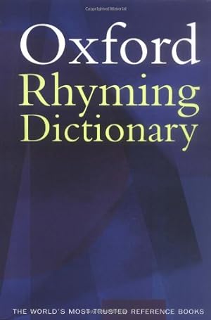 Bild des Verkufers fr Oxford Rhyming Dictionary zum Verkauf von Modernes Antiquariat an der Kyll