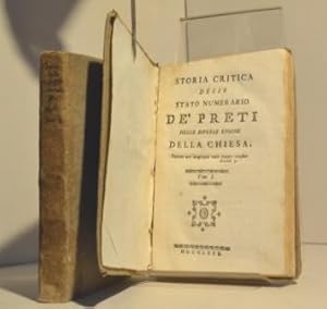 Storia critica dello stato numeriario de' preti nelle diverse epoche della chiesa