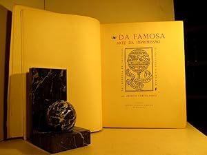 Image du vendeur pour Da famosa arte da imprimissao mis en vente par AU SOLEIL D'OR Studio Bibliografico