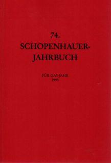 74. Schopenhauer - Jahrbuch für das Jahr 1993.