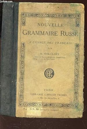 Imagen del vendedor de NOUVELLE GRAMMAIRE RUSSE - A L'USAGE DES FRANCAIS a la venta por Le-Livre