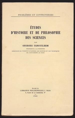 Etudes D'histoire et De Philosophie Des Sciences