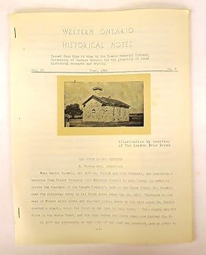 Bild des Verkufers fr Western Ontario Historical Notes June 1944 zum Verkauf von Attic Books (ABAC, ILAB)