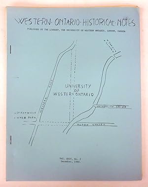 Immagine del venditore per Western Ontario Historical Notes December 1968 venduto da Attic Books (ABAC, ILAB)