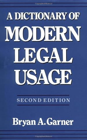 Seller image for Dictionary of Modern Legal Usage (Oxford Dictionary of Modern Legal Usage) for sale by Modernes Antiquariat an der Kyll
