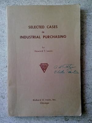 Immagine del venditore per Selected Cases in Industrial Purchasing venduto da P Peterson Bookseller