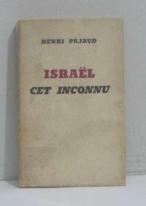 Israel cet inconnu