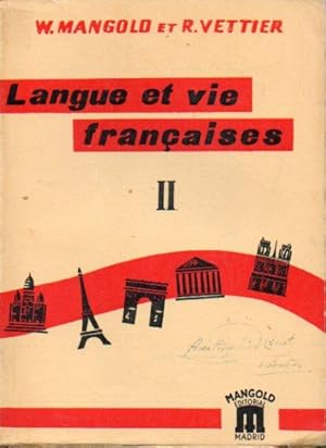 Image du vendeur pour LANGUE ET VIE FRANAISES. II. Cours Suprieur. mis en vente par angeles sancha libros