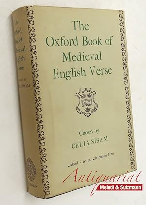 Bild des Verkufers fr The Oxford Book of Medieval English Verse. zum Verkauf von Antiquariat MEINDL & SULZMANN OG