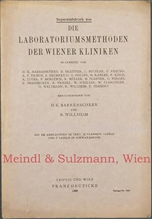 Bild des Verkufers fr Die Methodik der Blutgruppenbestimmung. zum Verkauf von Antiquariat MEINDL & SULZMANN OG