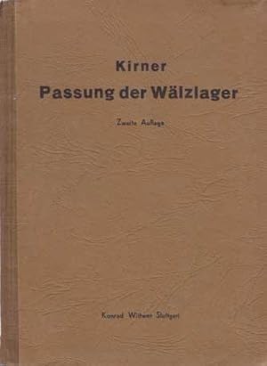 Die Passung der Wälzlager.