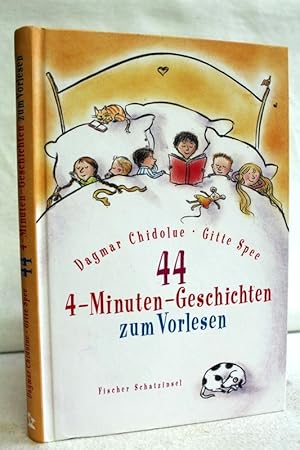 Imagen del vendedor de 44 Vier-Minuten-Geschichten zum Vorlesen. Mit farb. Bildern von Gitte Spee a la venta por Antiquariat Bler