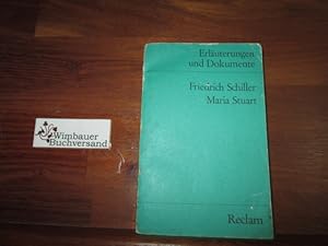 Bild des Verkufers fr Friedrich Schiller, Maria Stuart. hrsg. von Christian Grawe zum Verkauf von Antiquariat im Kaiserviertel | Wimbauer Buchversand