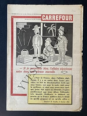 CARREFOUR-N°908-7 FEVRIER 1962