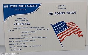 The John Birch Society, Incorporated, presents its founder, Mr. Robert Welch, speaking on The Tra...